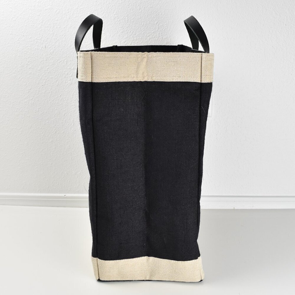 Apolis Market Bag Black Palm Tree BS Tote Bag - Picture 5 of 12